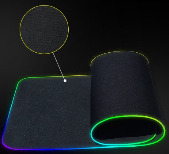 Alfombrilla de ratón iluminada por todos los lados