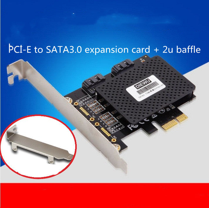 Compatible avec Apple, carte d'extension Pcie Sata Pci-E vers Sata3 Pcie Sata3.0 Asm1061 Ssd