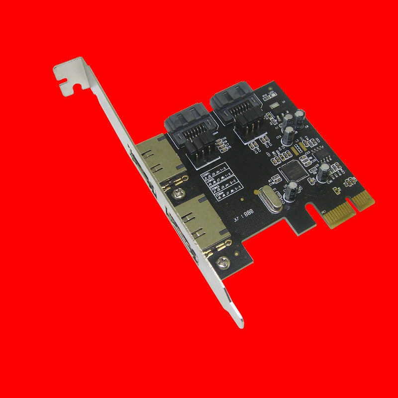 Compatible avec Apple, carte d'extension Pcie Sata Pci-E vers Sata3 Pcie Sata3.0 Asm1061 Ssd