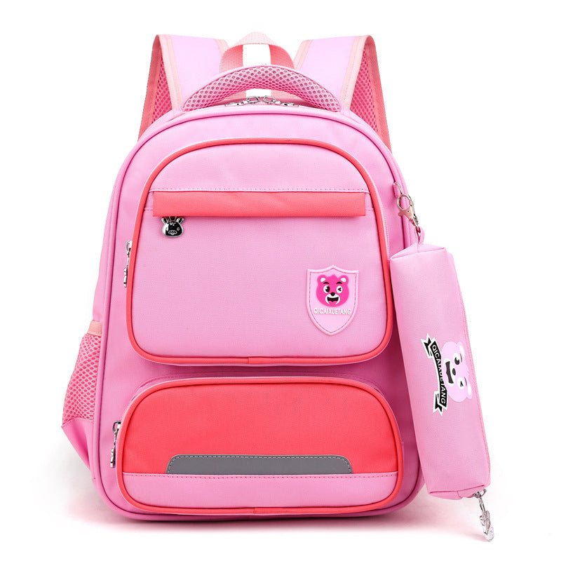 Version coréenne du cartable d'école primaire pour enfants de deuxième année, fille de dessin animé, sac à dos de sortie de printemps, petit écolier, petit cartable fille