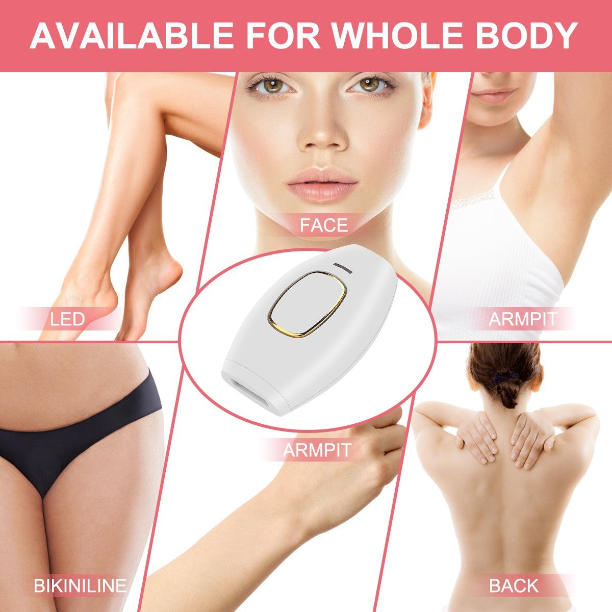 Appareil d'épilation au laser à point de congélation Appareil de beauté portatif pour le visage et le corps entier Appareil d'épilation au laser à photons ipl féminin