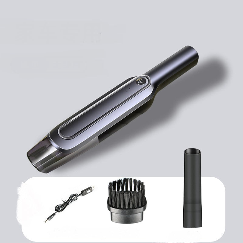 Aspirateur à main sans fil, collecteur de poussière Rechargeable, nettoyeur de poussière Portable sec et humide pour maison et voiture