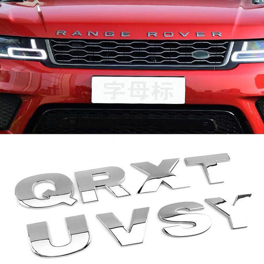 Etiqueta de letra trasera de coche con gran número, pegatina de letra de personalidad de coche