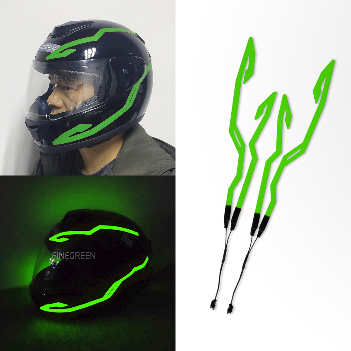 Tira emisora ​​de luz Tira emisora ​​de luz LED La fuente de luz fría se puede cargar con un controlador, un soporte para cuatro ventas puntuales de tiras de luz fría