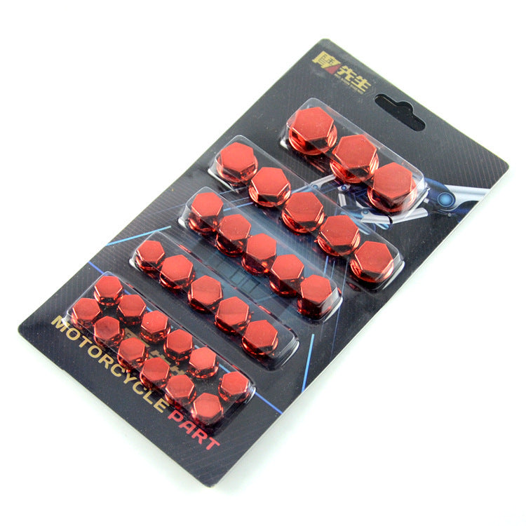 Accessoires de Modification de moto, couvercle de vis de tête, décoration de chapeau de vis de Scooter