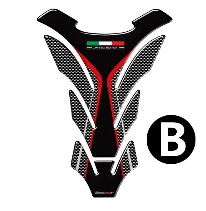 Autocollant de moto autocollant de réservoir de carburant autocollant d'os de poisson