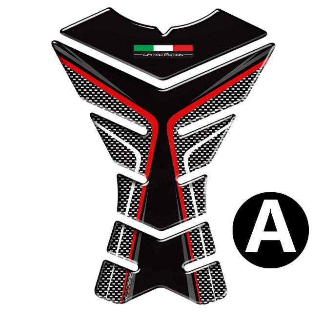 Autocollant de moto autocollant de réservoir de carburant autocollant d'os de poisson