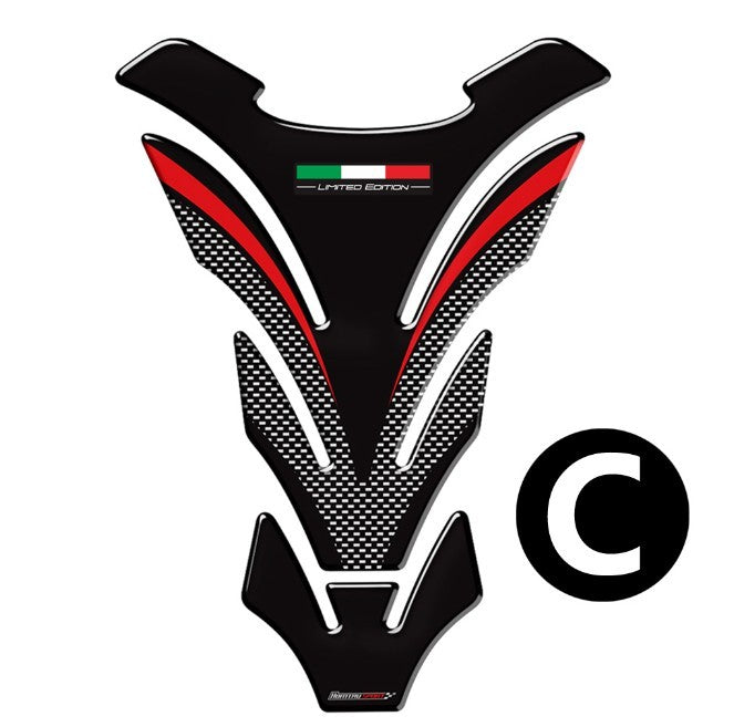 Autocollant de moto autocollant de réservoir de carburant autocollant d'os de poisson