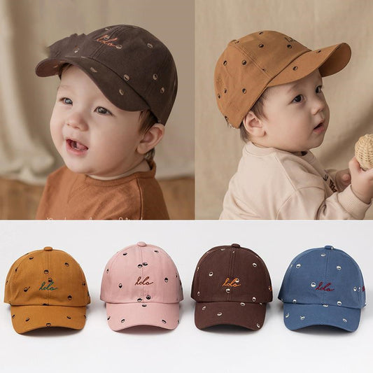 Casquettes en coton doux pour bébé, casquettes de Baseball réglables pour garçons et filles, chapeaux de soleil hip-hop