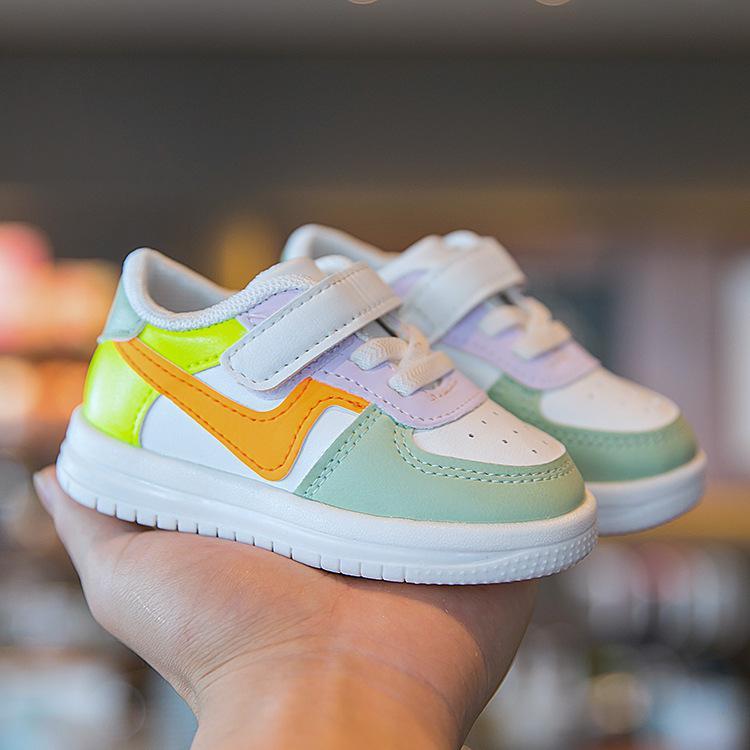 Chaussures de tableau blanc pour femmes en bas âge, chaussures de bébé d'automne, chaussures pour enfants à fond souple