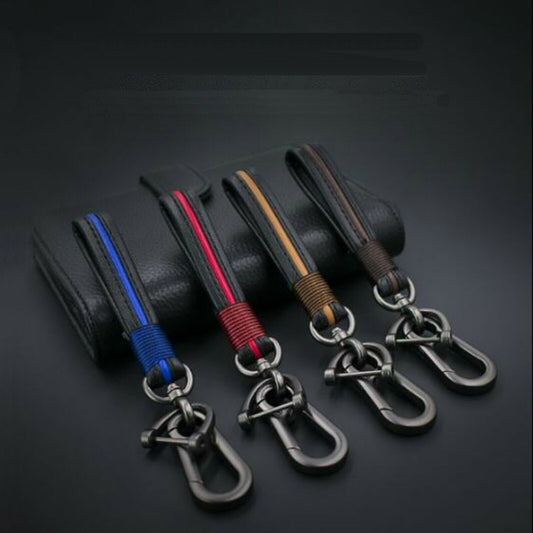 New Trendy Sheepskin Woven Couple Creative Personality Car Key Pendant