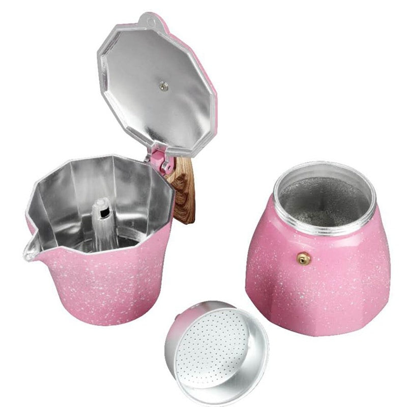 Cafetière octogonale turque en aluminium de Style européen, tasse à café