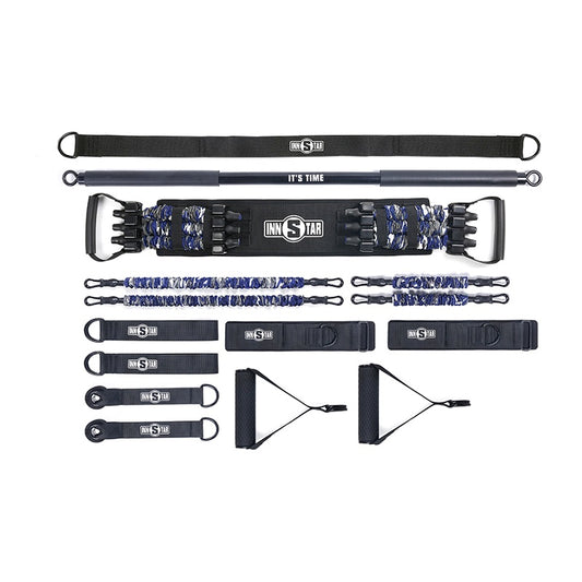 Ensemble de bandes de résistance en Latex de haute qualité, avec barre d'entraînement, banc d'entraînement, exercice à domicile réglable