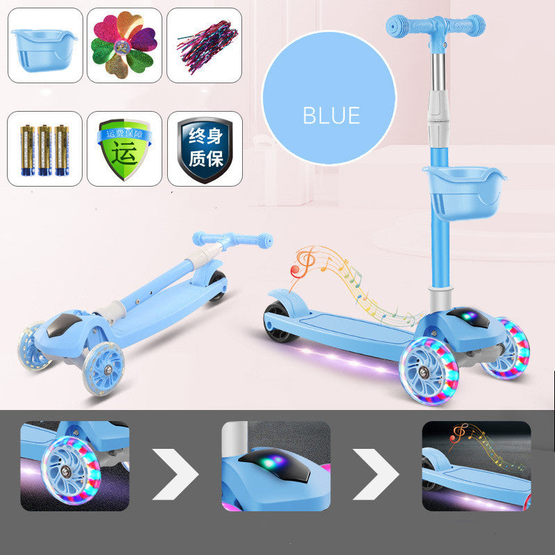 Scooter pour enfants Mi Gao trois-en-un enfants Skateboard Scooter Scooter