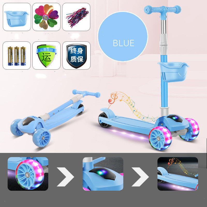 Scooter pour enfants Mi Gao trois-en-un enfants Skateboard Scooter Scooter