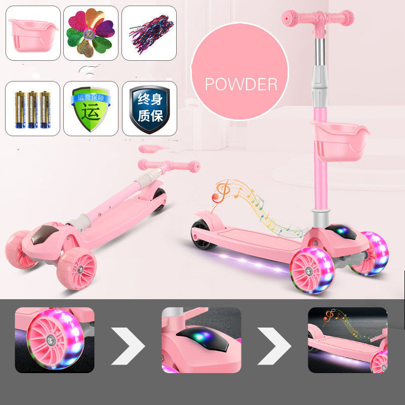 Scooter pour enfants Mi Gao trois-en-un enfants Skateboard Scooter Scooter