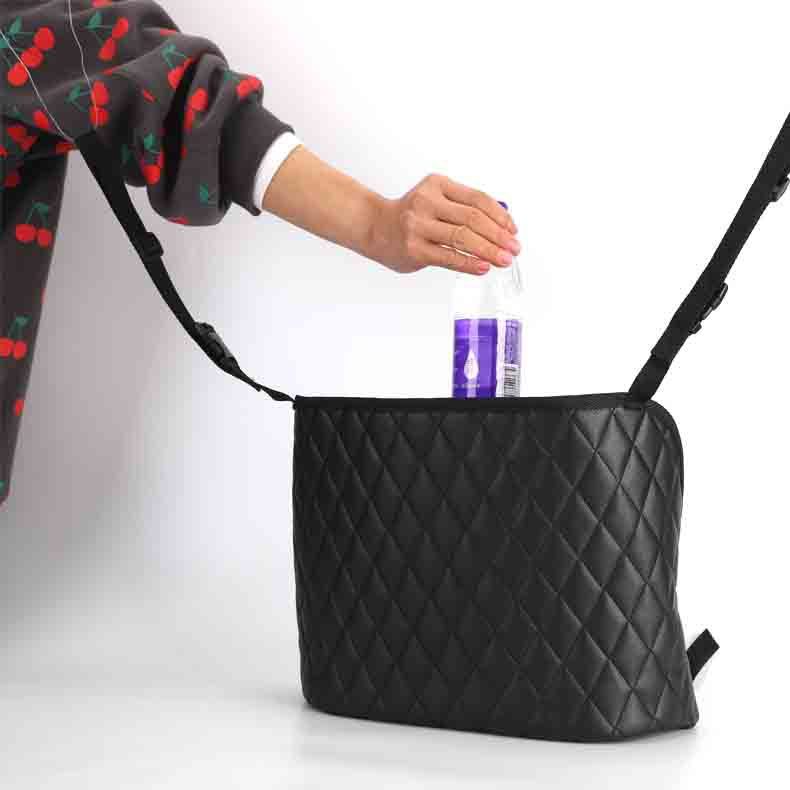 Sac de rangement de voiture, support de sac à main, organisateur de rangement de siège de voiture, support de sac à main, rangement intérieur automobile, organisateur central de voiture