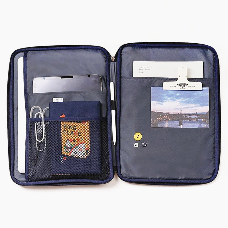 Compatible avec Apple, coréen broderie Toast iPad tablette ordinateur portable Liner sac 11 pouces 13 pouces sac de rangement numérique portable