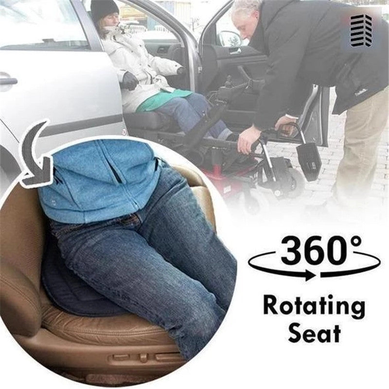 Cojín de asiento con rotación de 360 ​​grados, alfombrillas para silla, coche, oficina, hogar, asientos inferiores, cojín transpirable para silla para ancianos y mujeres embarazadas
