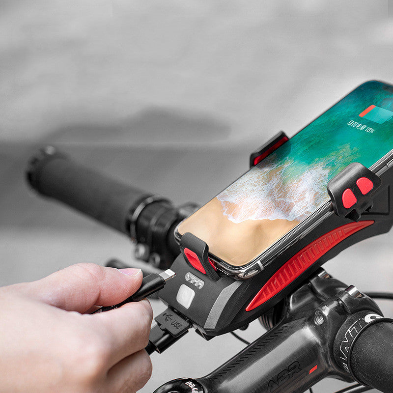 Support pour téléphone portable, lampe de poche à lumière forte, accessoires de cyclisme sur route