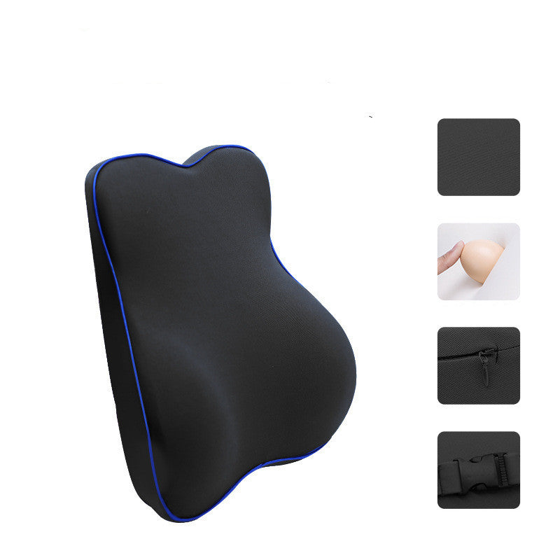 Almohada lumbar para coche, cojín lumbar para coche, cojín de espuma viscoelástica para coche