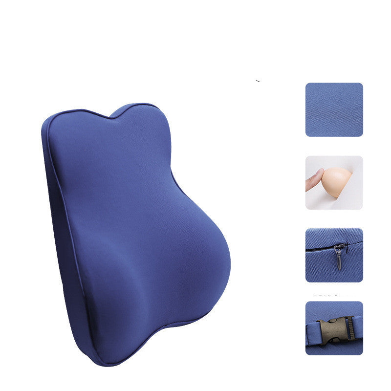 Almohada lumbar para coche, cojín lumbar para coche, cojín de espuma viscoelástica para coche