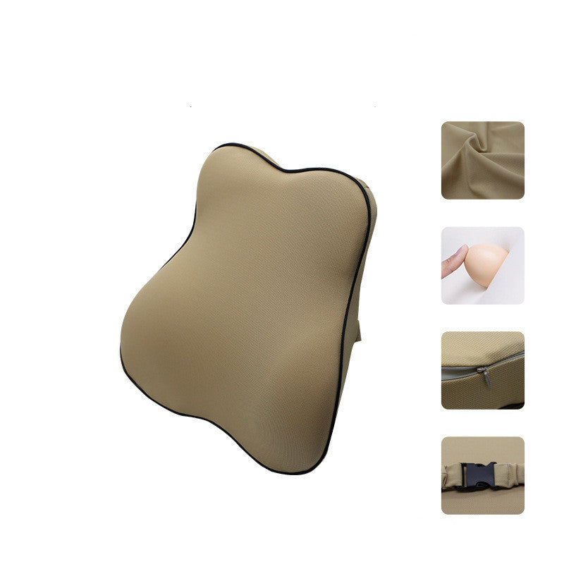 Almohada lumbar para coche, cojín lumbar para coche, cojín de espuma viscoelástica para coche