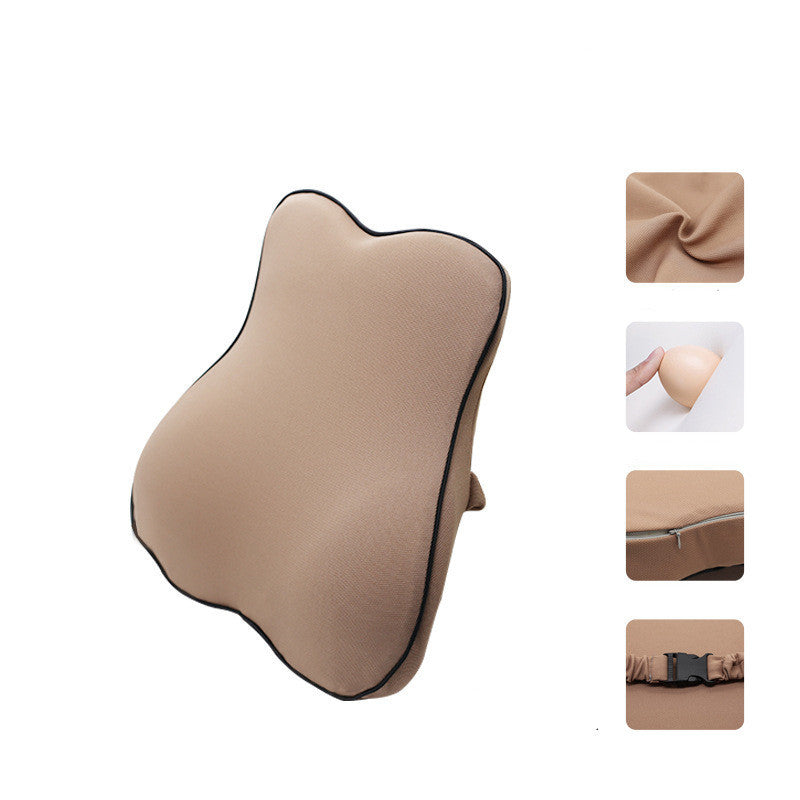 Almohada lumbar para coche, cojín lumbar para coche, cojín de espuma viscoelástica para coche