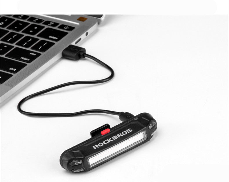 Feu arrière de vélo de montagne, voyant d'avertissement de charge USB