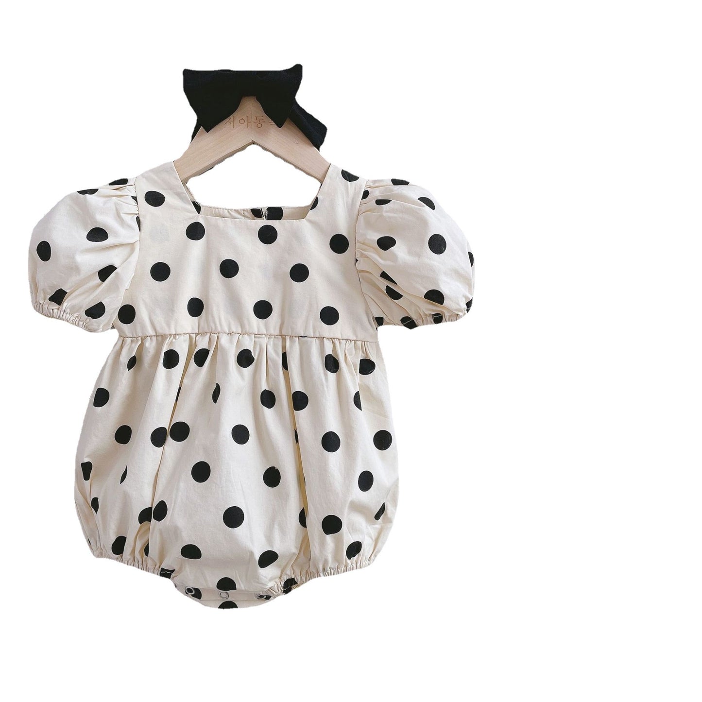 Verano lindo bolso pedo ropa puro algodón estilo súper occidental bebé niña princesa mameluco