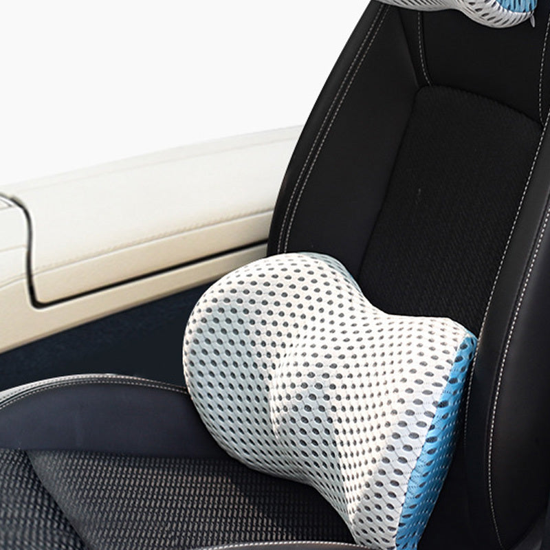 Juego de soporte lumbar para reposacabezas de coche de espuma viscoelástica