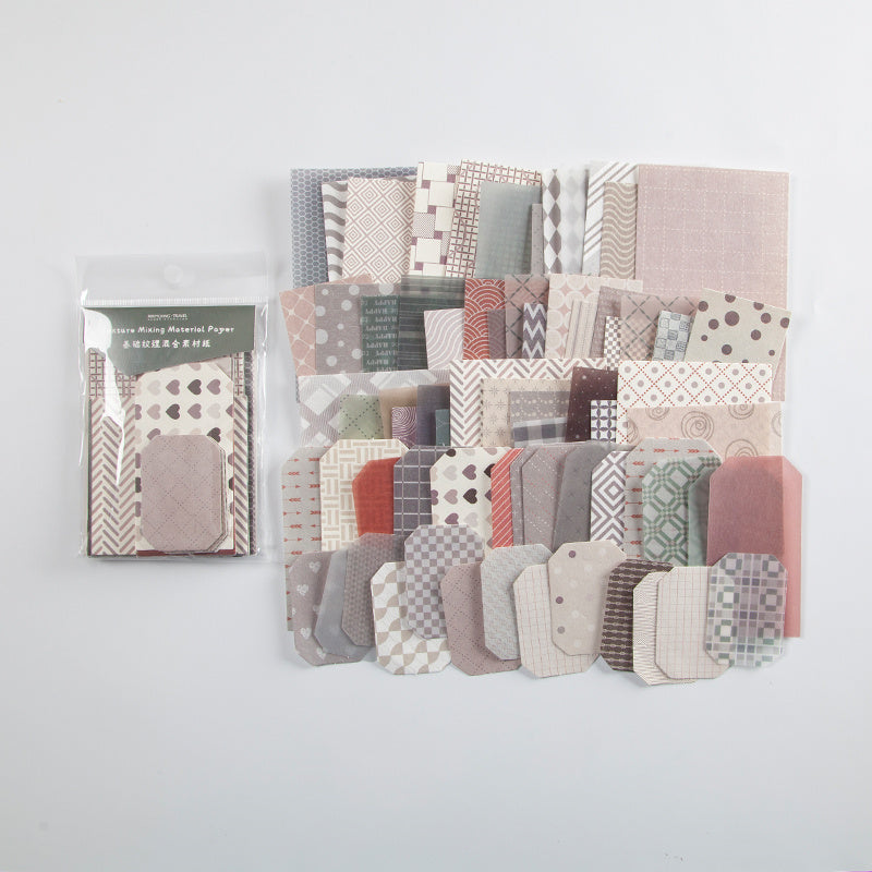 Compte à main bricolage Base Collage décoration autocollants 60 pièces en 4 Styles