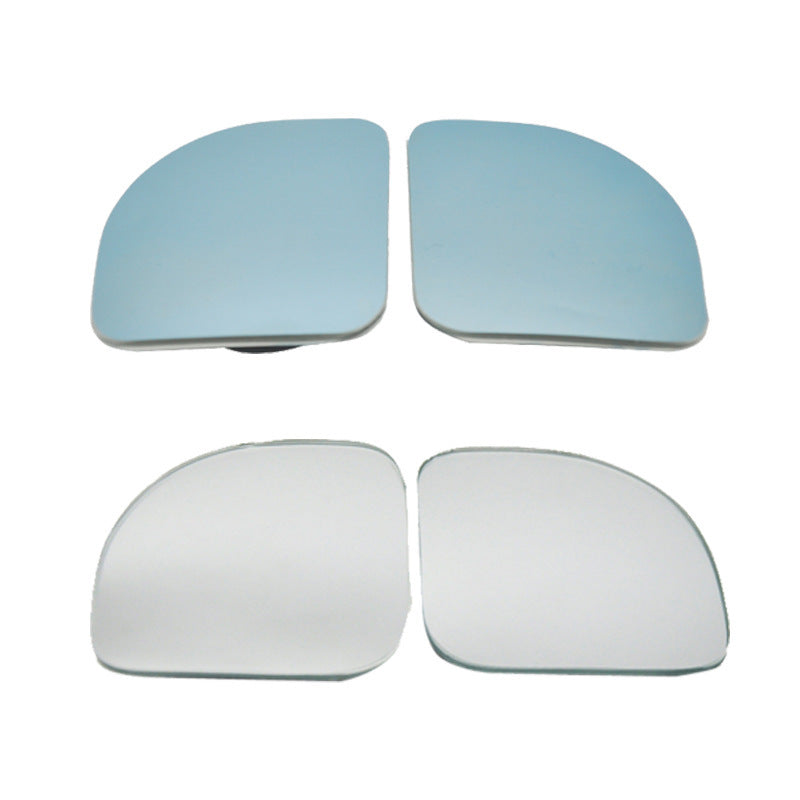 Miroir de voiture rond sans cadre, miroir d'angle mort en forme d'éventail