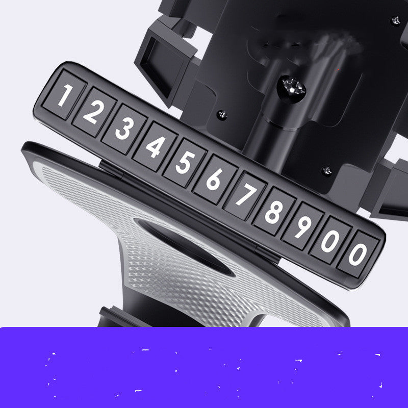 Nouveau support pour téléphone de voiture rotatif réglable Navigation support de téléphone de voiture multifonction avec carte de stationnement produits automobiles