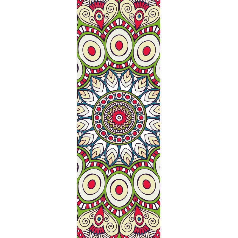 Printed Yoga Mat Drape Sweat-Absorbent Fitness Yoga Towel Yoga Drape