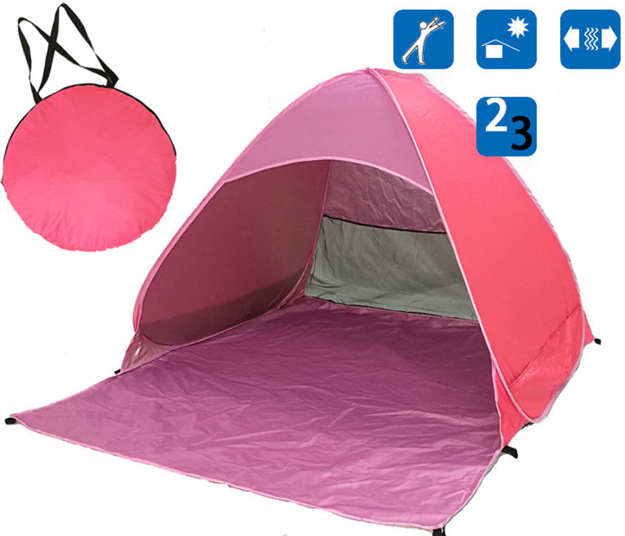 Tente de Camping gratuite pour construire une tente de protection solaire de plage, tente de Camping en plein air rapide
