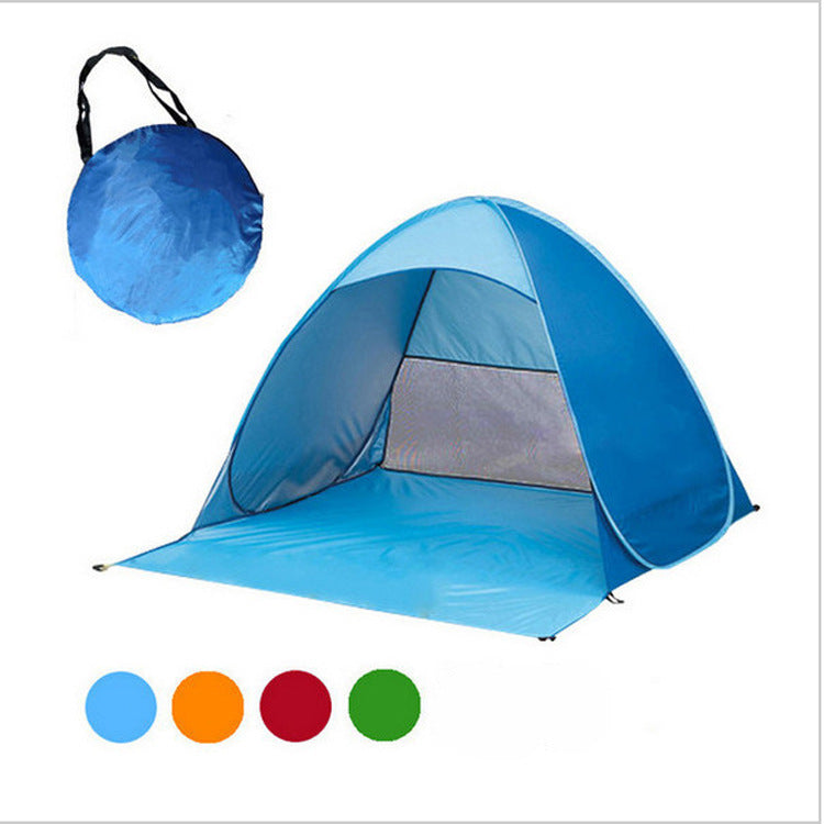 Tente de Camping gratuite pour construire une tente de protection solaire de plage, tente de Camping en plein air rapide