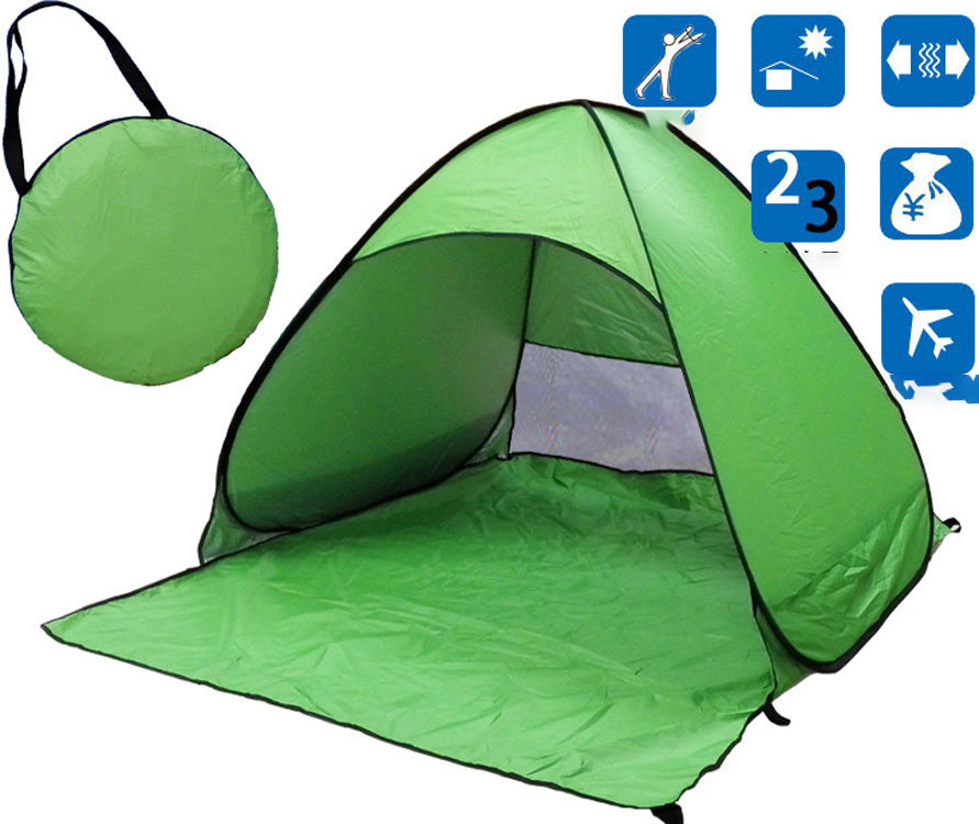 Tente de Camping gratuite pour construire une tente de protection solaire de plage, tente de Camping en plein air rapide