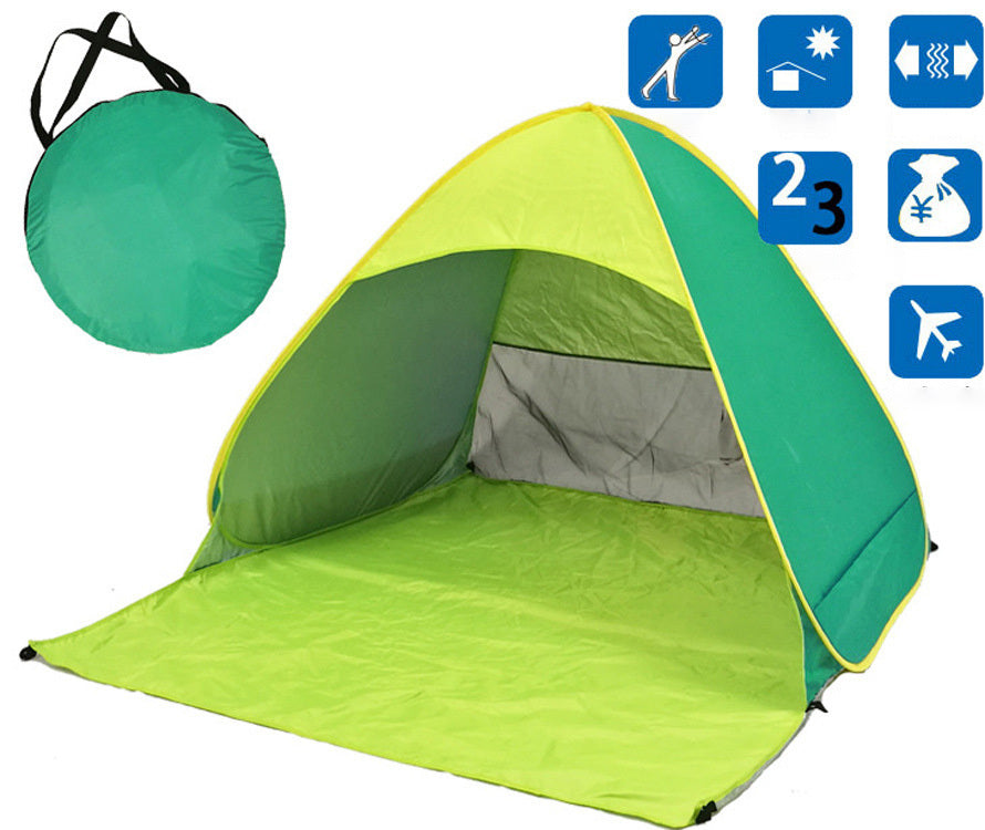 Tente de Camping gratuite pour construire une tente de protection solaire de plage, tente de Camping en plein air rapide