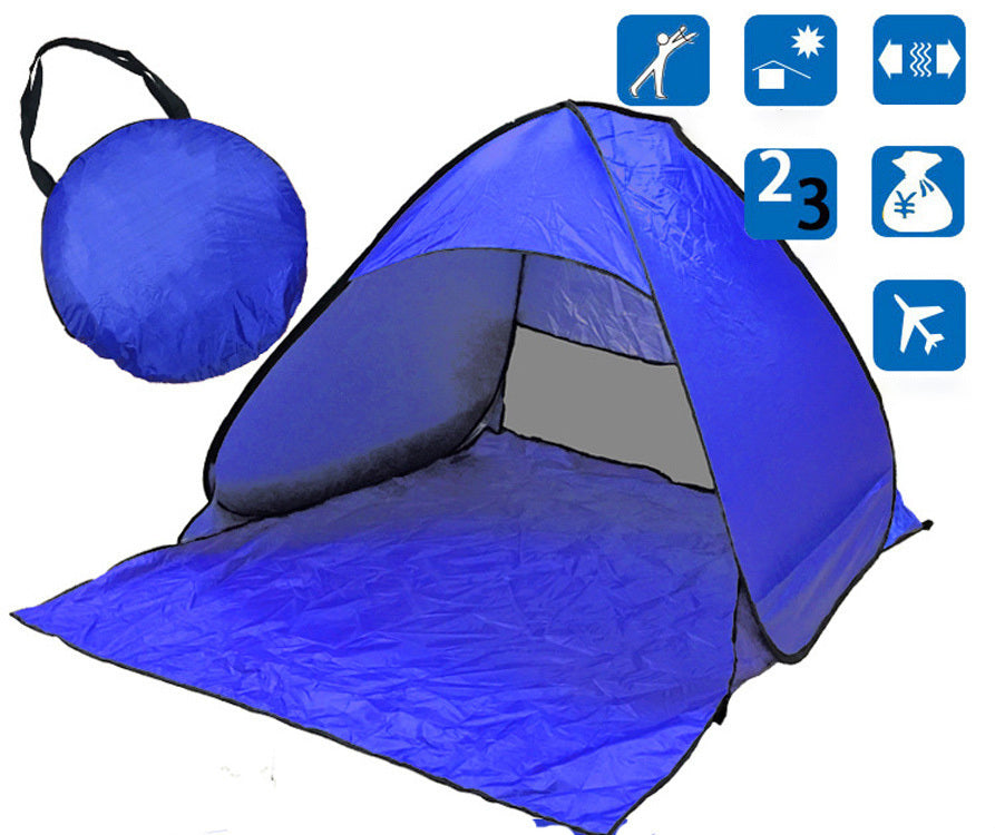 Tente de Camping gratuite pour construire une tente de protection solaire de plage, tente de Camping en plein air rapide