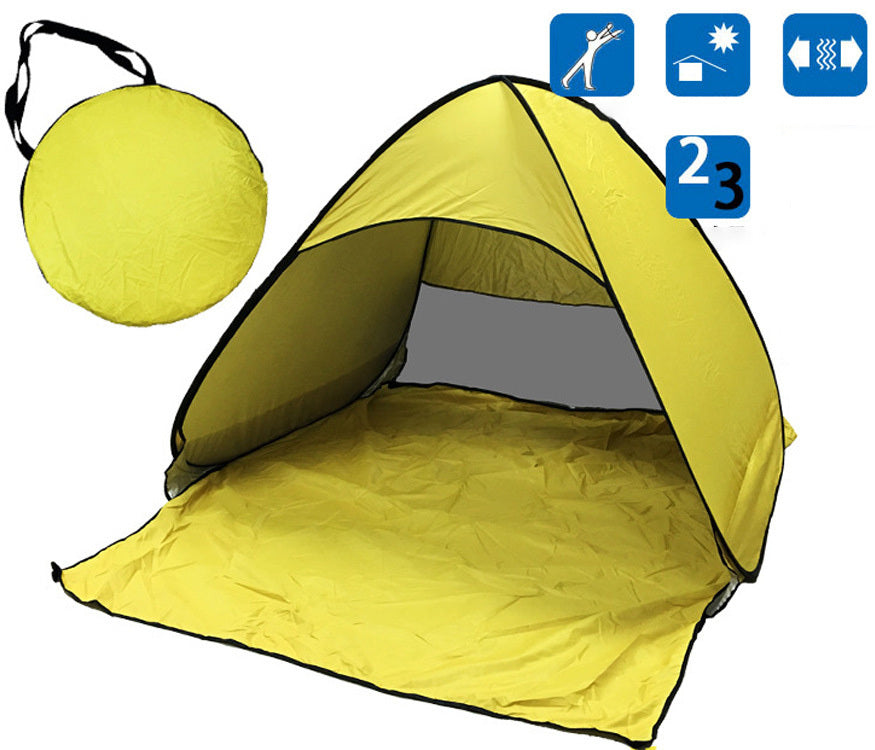 Tente de Camping gratuite pour construire une tente de protection solaire de plage, tente de Camping en plein air rapide