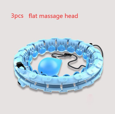 Mujer perezosa con abdomen y cintura Pérdida de peso y fitness inteligente