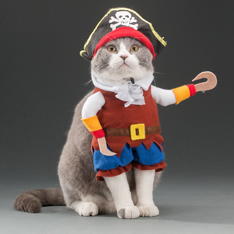 Disfraz de gato mascota primavera y otoño.