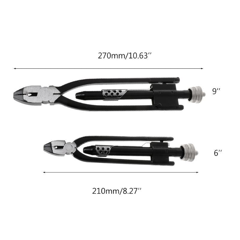 69Motorcycle Car Machinery Aircraft Safety Wire Twisting Plier Lock Twist Twister with A Spring Return Heavy Duty Jaws.