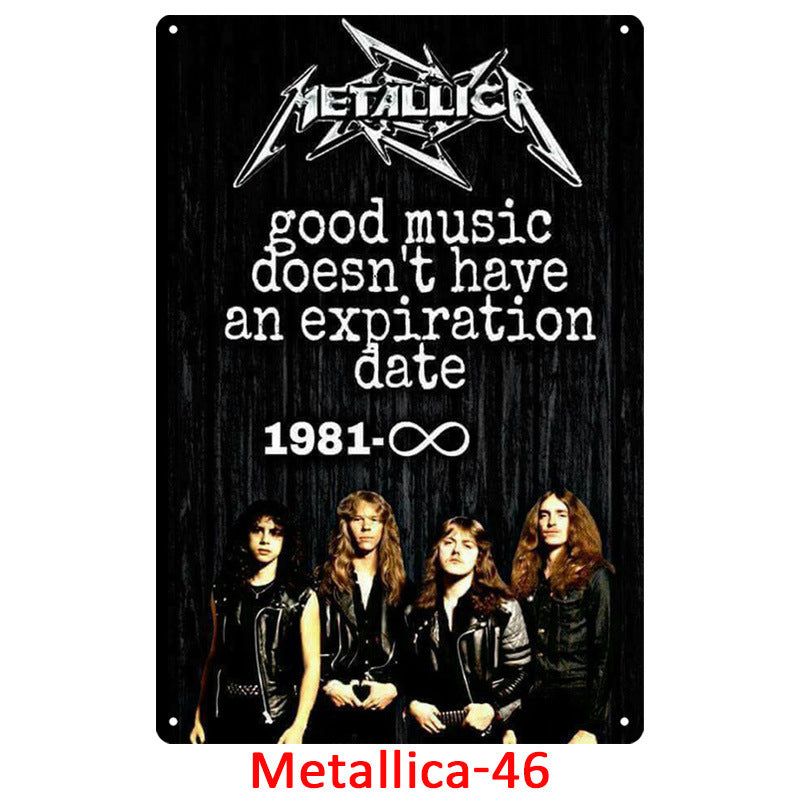 Décor en métal étain pour une décoration rétro