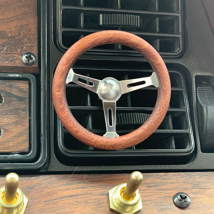 Décoration d'aromathérapie de parfum en bois de voiture