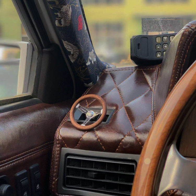 Décoration d'aromathérapie de parfum en bois de voiture