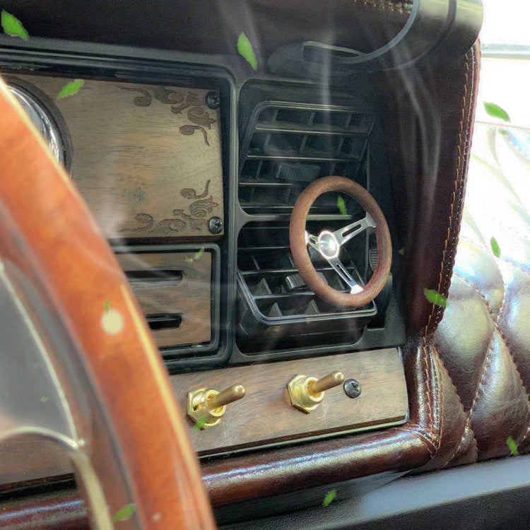 Décoration d'aromathérapie de parfum en bois de voiture