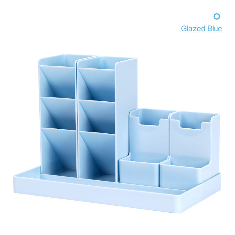 Porte-stylo combiné, stockage de bureau pour étudiants de grande capacité, pendule multifonction