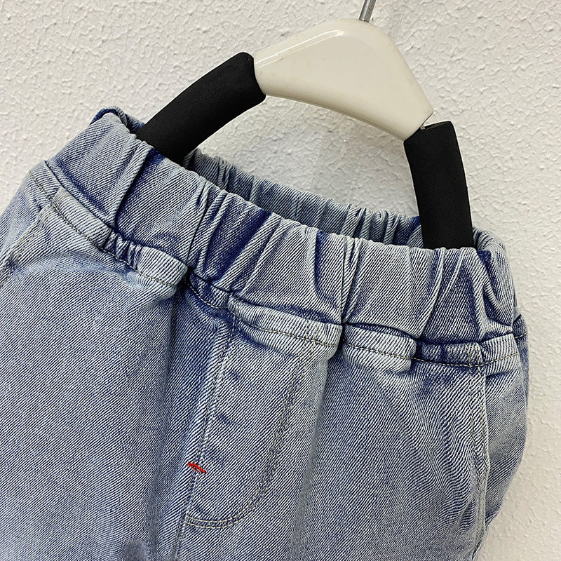 Jeans pour garçons et filles, Style printemps, beaux enfants